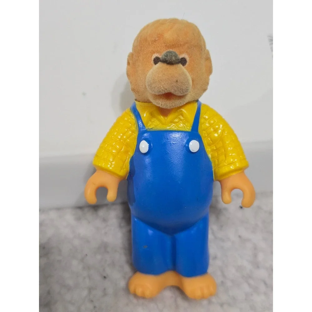 Vintage 1986 Berenstain Bears‎ PVC Figures Set Papa Mama Brother Bear 80s Toys
